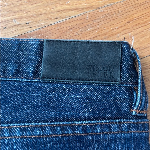 Simon Spurr mens jeans blue fade slim straight sz 35 waist inseam 30 - Picture 8 of 9